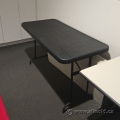 Black Plastic Folding Table
